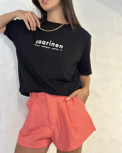 T-SHIRT SAARINEN PRETO