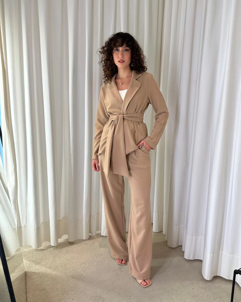 BLAZER MINNA CARAMELO - comprar online