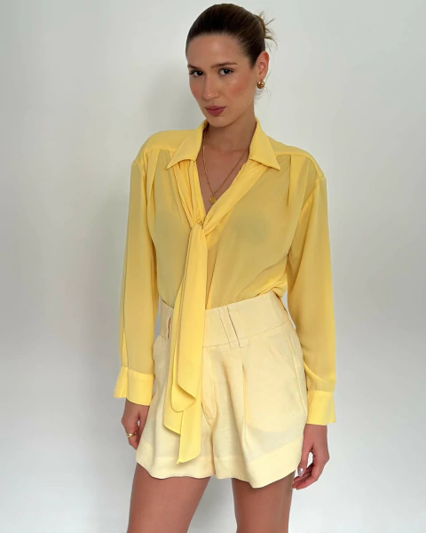 BLUSA DINORÁ AMARELO
