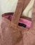 BOLSA TOWEL MARROM & ROSA - comprar online