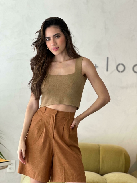 CROPPED PIXIE CAPPUCCINO