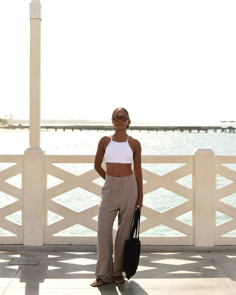 CALÇA BEIRUTE CINZA - comprar online