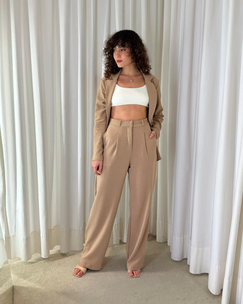 CALÇA BEIRUTE CARAMELO - comprar online