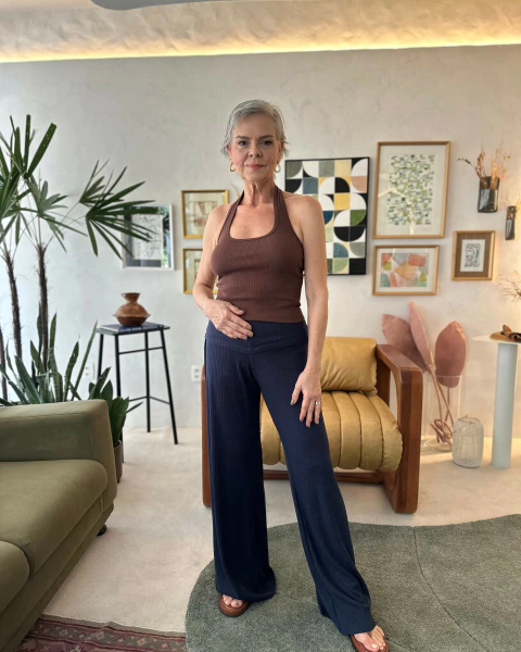 CALÇA MANUELA AZUL MARINHO