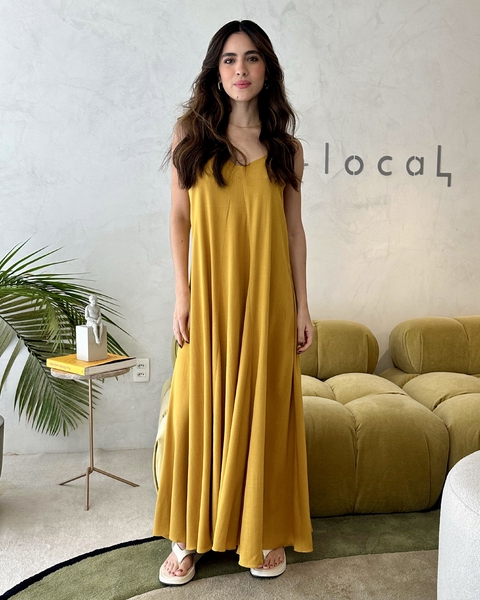 VESTIDO ANNA MOSTARDA