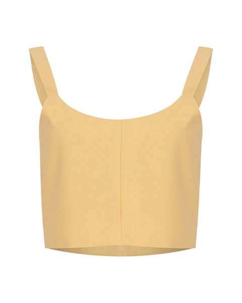 CROPPED EASY AMARELO