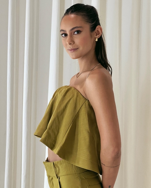 CROPPED ARLES VERDE OLIVA