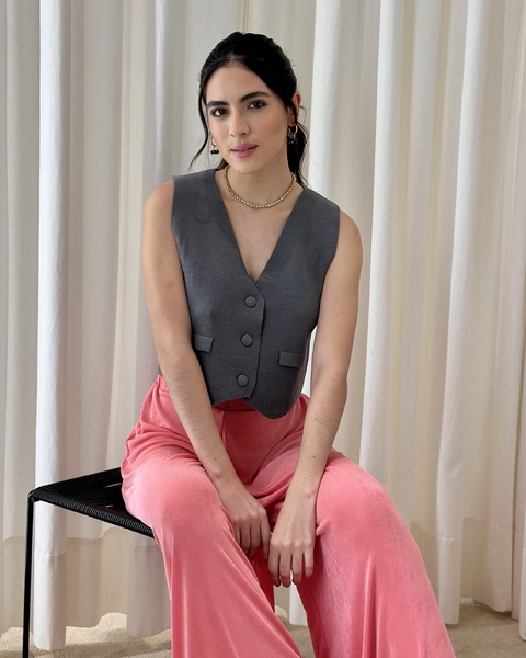 COLETE OLIVER CINZA TRICOT