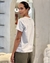 T-SHIRT MIND BICOLOR CINZA & OFF - BACK TO BASICS