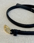 CINTO FINO PRETO FIVELA REDONDA - comprar online