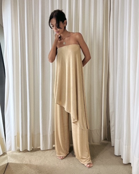 PANTALONA LAYLA JERSEY BEGE