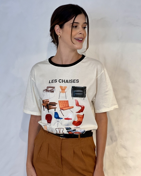 T-SHIRT CHAISES BICOLOR