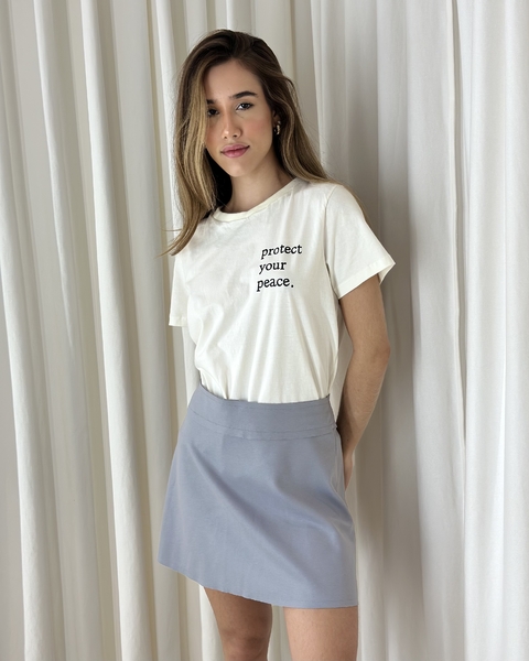 T-SHIRT PEACE OFF WHITE