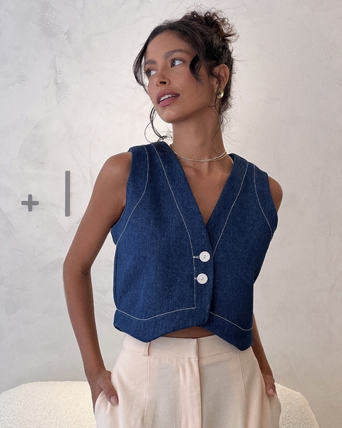 COLETE ANITA JEANS ESCURO