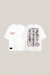 T-shirt Oversized Hall JustHeaven Branco