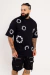 T-shirt Oversized Circle Preto na internet