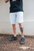 Bermuda Jeans Destroyed Branco - Just Heaven Clothing