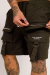Bermuda Cargo Premium Verde Militar - loja online