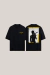 T-shirt Oversized Luke 9:23 Preto