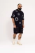T-shirt Oversized Circle Preto