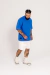 T-shirt Oversized Basic Rugby Premium Azul Royal