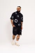T-shirt Oversized Circle Preto na internet