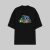 T-shirt Oversized Just Heaven Soon Preto na internet
