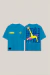 T-shirt Oversized Futevôlei Ousadia Azul Essen