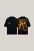 T-shirt Oversized O Maior Artilheiro Preto