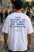 T-shirt Oversized Suas Maldades Branco