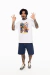 T-shirt Oversized Curry Branco na internet