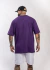 Camiseta Oversized Básica Roxo - loja online