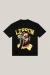T-shirt Oversized Lebron Yellow Preto