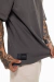 T-shirt Oversized Basic Cotton Premium Cinza Estonada na internet