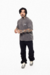 T-shirt Oversized Signature Cinza Estonado - loja online