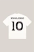 T-shirt Oversized Ronaldinho Branco - comprar online