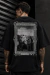 T-shirt Oversized Jesus Frame Preto
