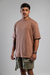 T-shirt Oversized Basic Rugby Premium Argila - comprar online