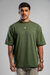 T-shirt Oversized Basic Cotton Premium Verde