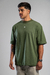 T-shirt Oversized Basic Cotton Premium Verde - comprar online