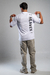 T-shirt Oversized Brand Branco - Just Heaven Clothing
