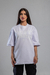 T-shirt Oversized JH Cross Branco - Just Heaven Clothing