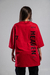 T-shirt Oversized Brand Vermelho