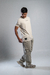 T-shirt Longline Avidity Off White - loja online