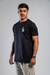 T-shirt Longline Brand Preto