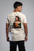 T-shirt Longline Gluttony Off White - loja online