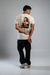T-shirt Longline Gluttony Off White - Just Heaven Clothing