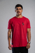 T-shirt Longline Brand Vermelho - comprar online