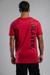 T-shirt Longline Brand Vermelho