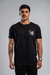 T-shirt Longline Gluttony Preto na internet